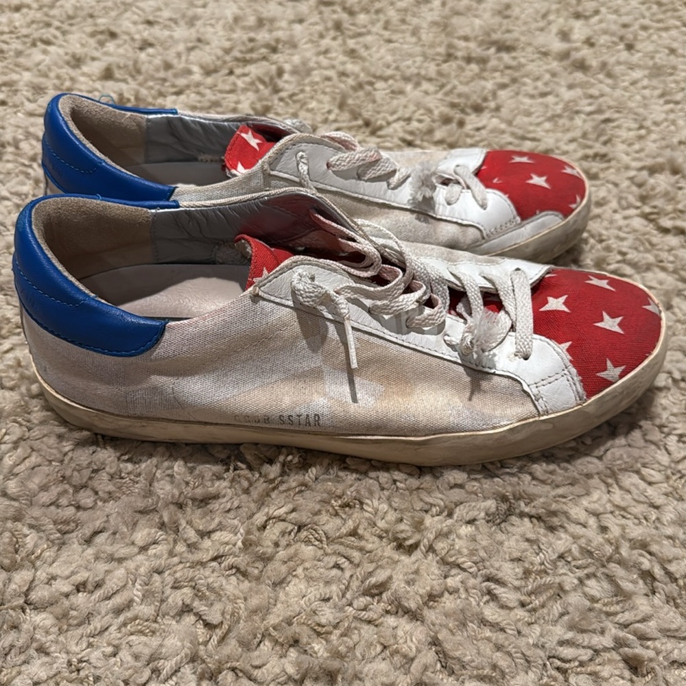 Golden Goose G Star Superstar Cloth Sneakers Men's Tennis Shoes
